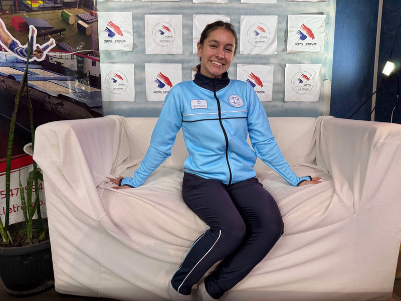 Jazmin Chaneton, Gimnasta Internacional en Le Tramp - CGU / Gimnasta Selección Argentina